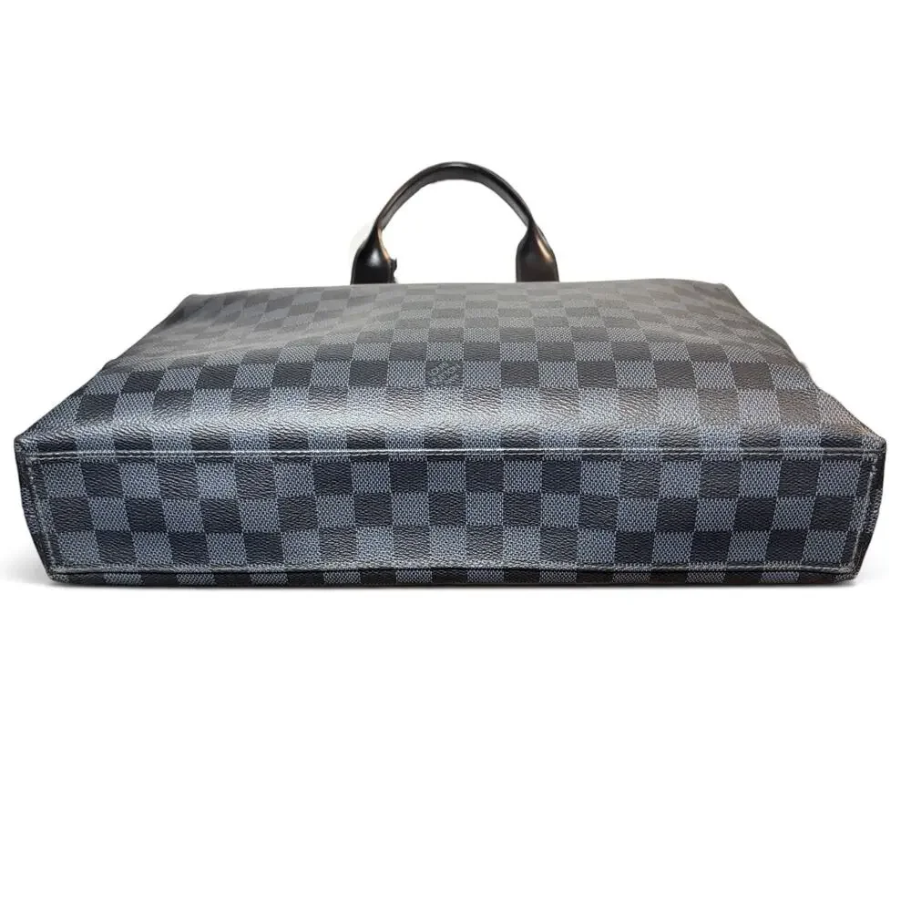 Louis Vuitton Porte-Documents Jour Damier Graphite Briefcase Laptop Bag w/Strap